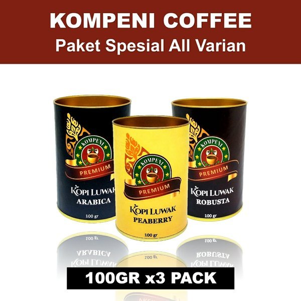 

Paket Kopi Luwak All Varian 300gram - Kompeni Coffee