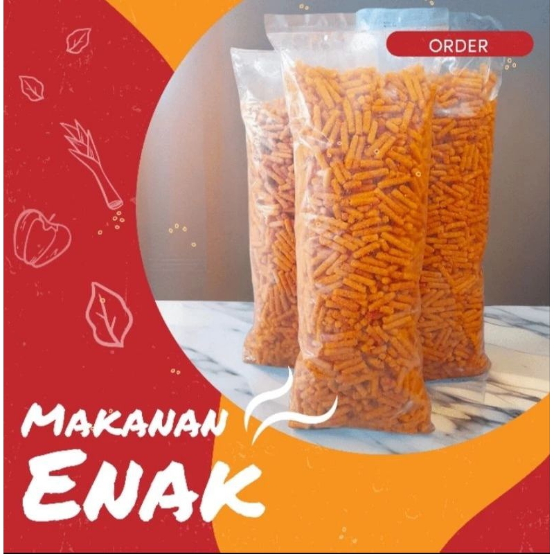 

Stik Balado Premium Pedas Manis Renyah 500gram | Snack Murah 1/2Kg