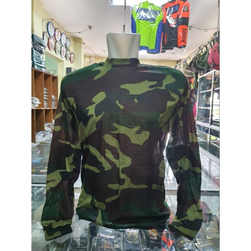 Kaos Bantalan LORENG NATO|Kaos penembak LORENG Nato panjang