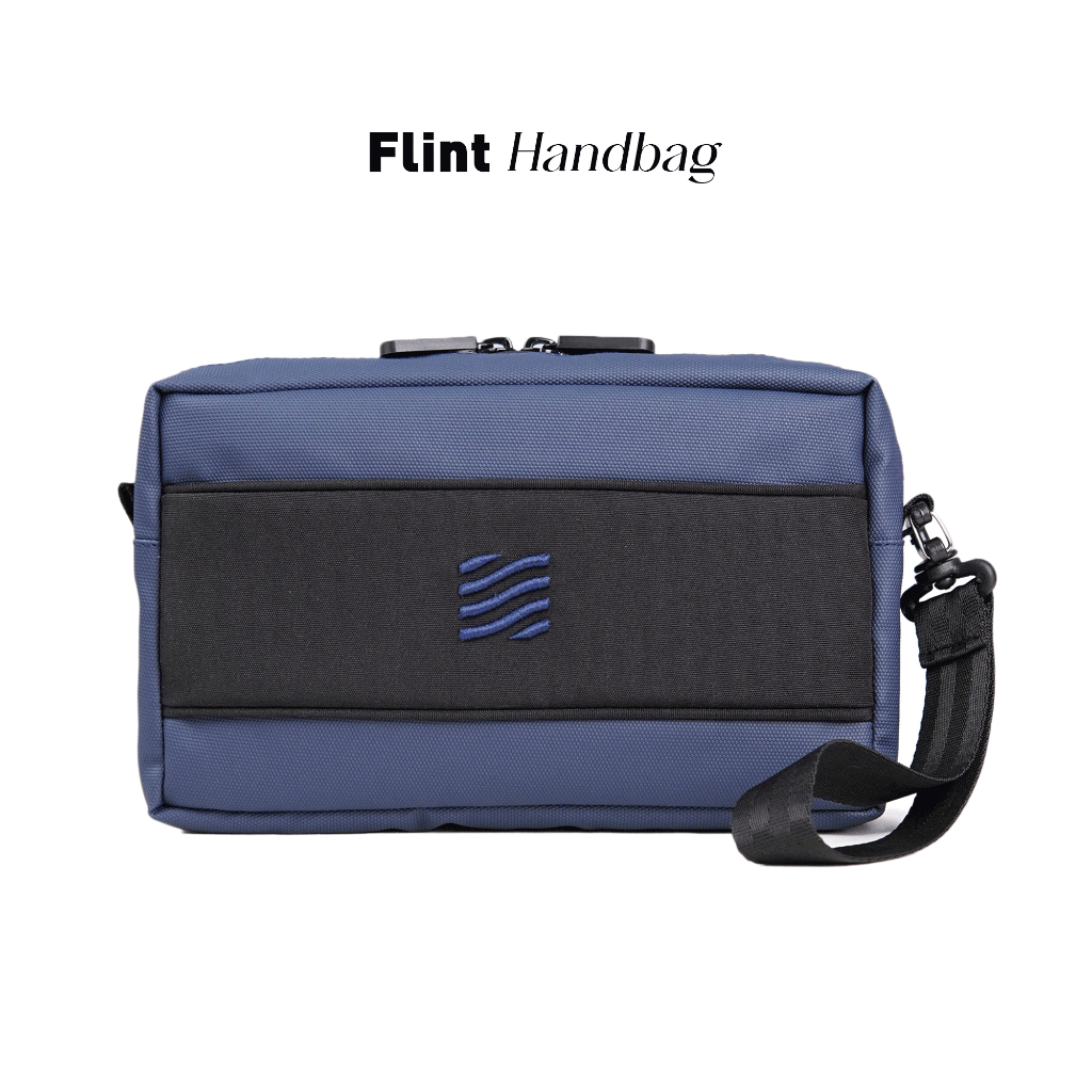 Evho - Flint NAVY I Handbag Clutch Bag Pria I Slingbag Waterproof