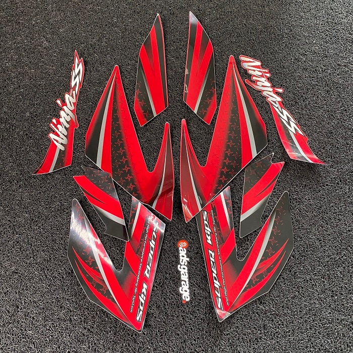 Striping / Stiker Ninja SS Merah Original