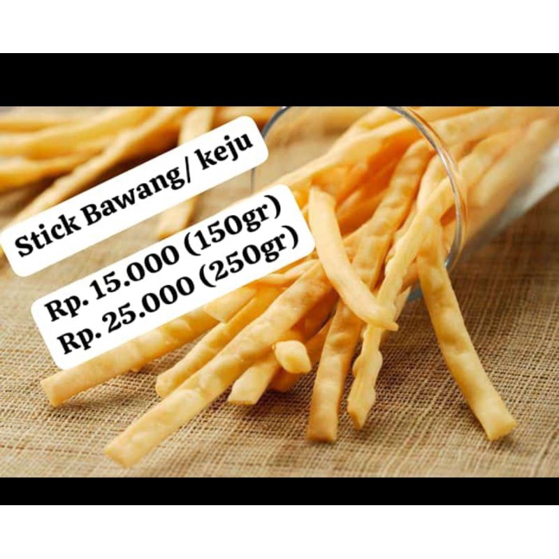 

cemilan sehat stick Bawang dan keju