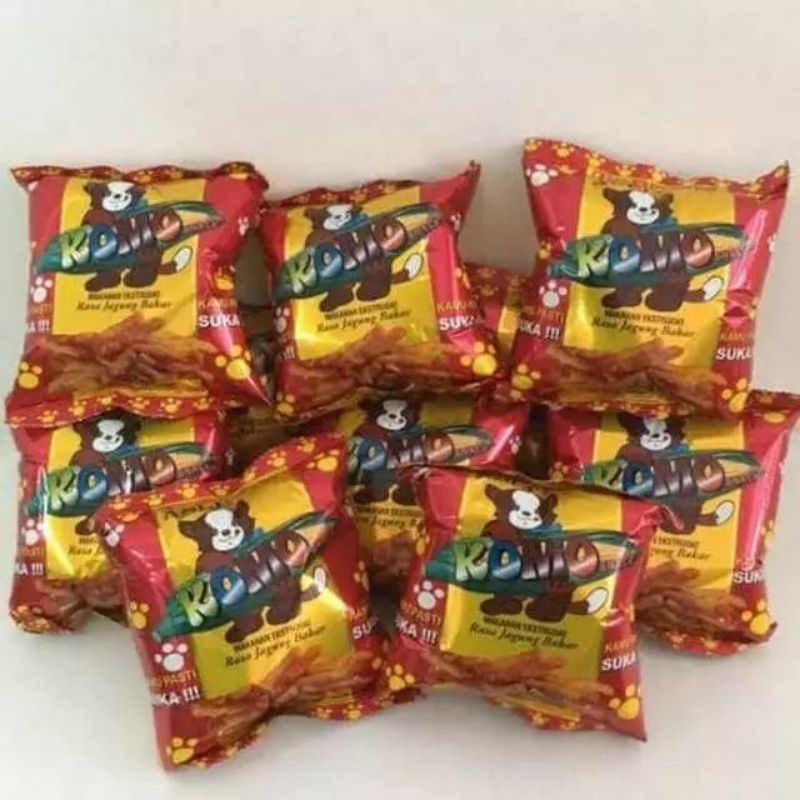 

snack chiki komo 1pack / snack komo / jajan jadul / jajan lawas / jajan jadoel / jajan SD