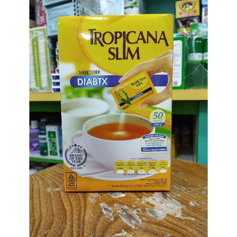 

Tropicana Slim Sweetener Diabtx - Isi 50 sachet