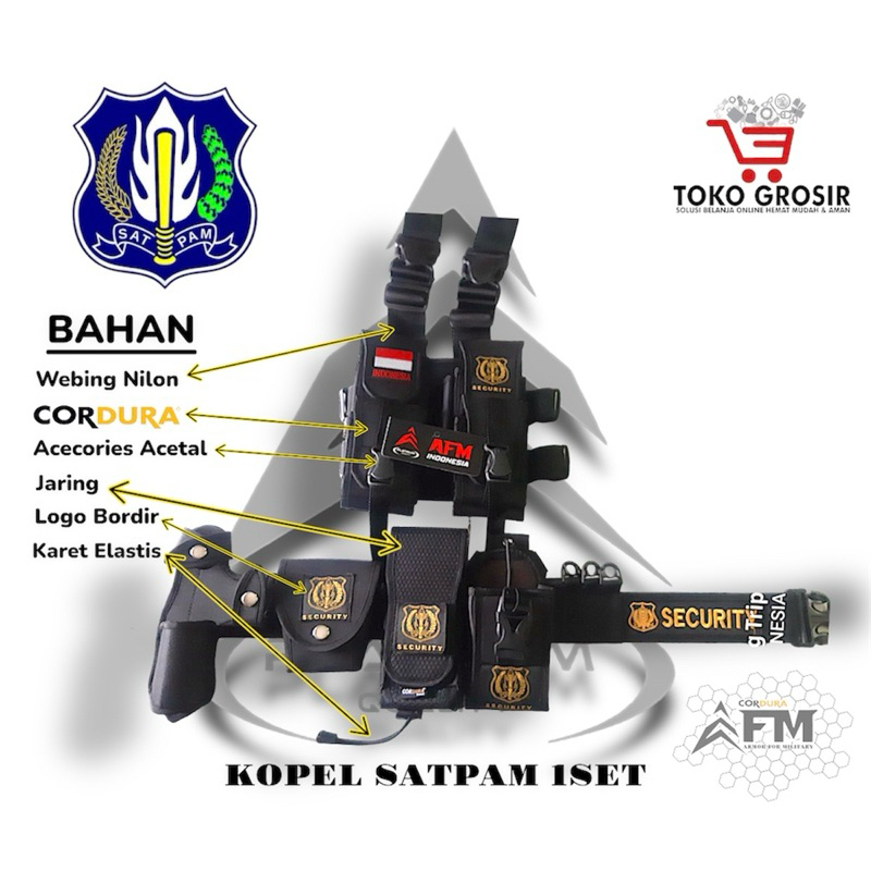 Kopel PDL Security 1set | Kopel Satpam