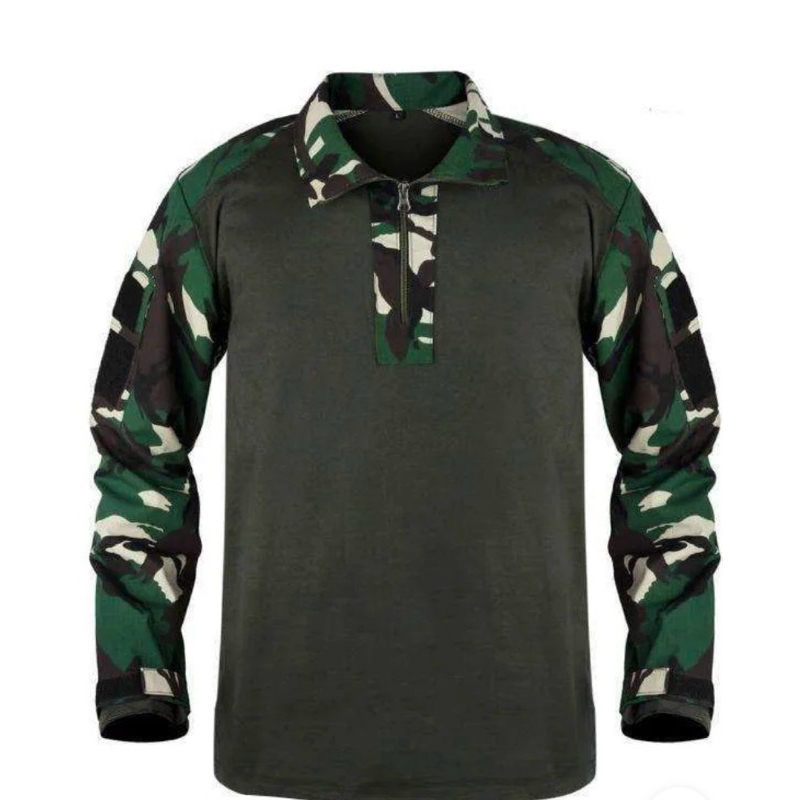 BAJU KAOS TACTICAL LENGAN PANJANG PREMIUM