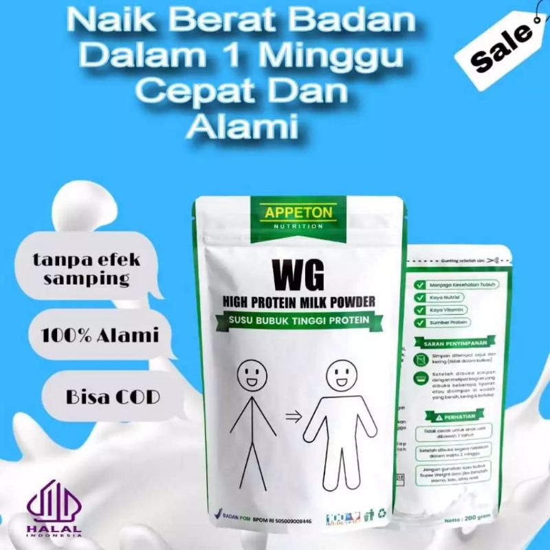 

WEIGHT GAIN susu penambah berat badan susu penggemuk badan anak dewasa ampuh cepat super