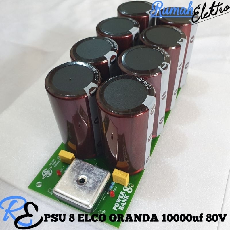 Kit PSU 8 Elco Oranda 10000uf 80V