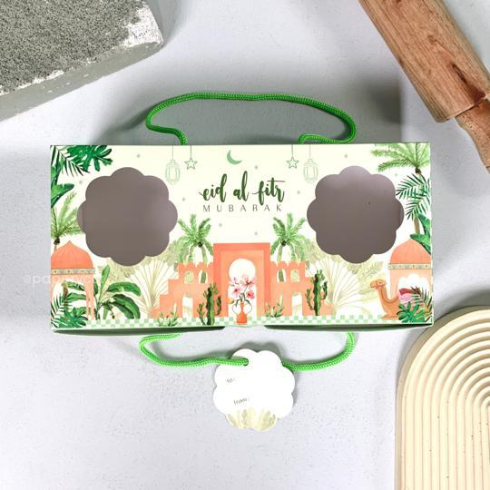 

Box Kotak Kue Brownies Lebaran / Idul Fitri - 25 x 12 x 6,5 cm