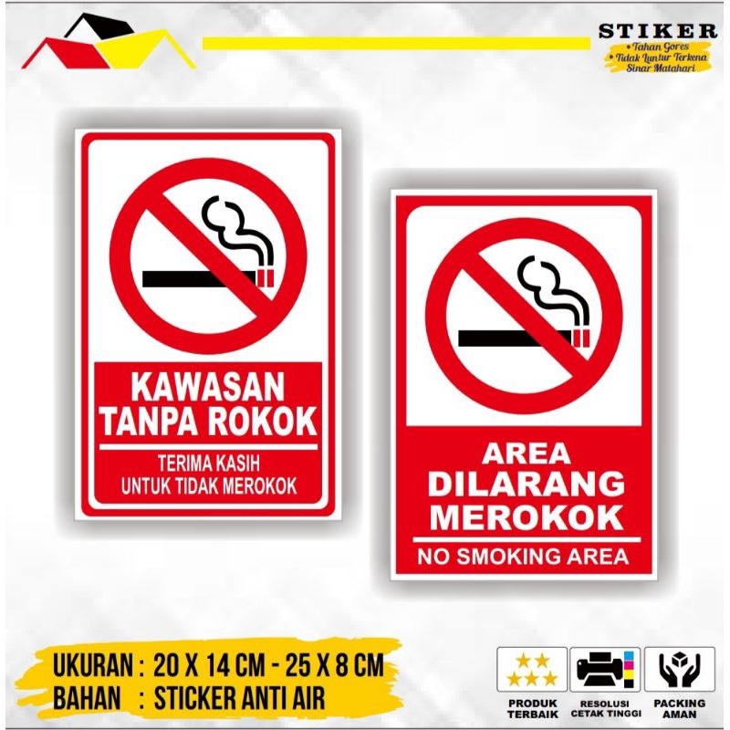 

STIKER tULISAN DILARANG MEROKOK