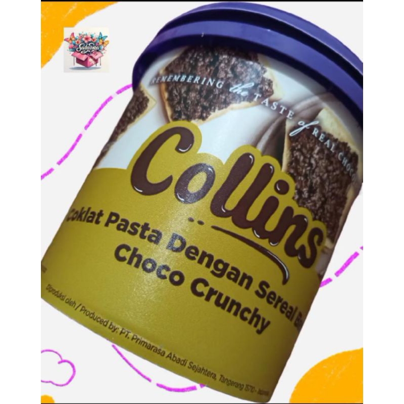 

Collins Choco Crunchy 1 kg Selai Topping Coklat