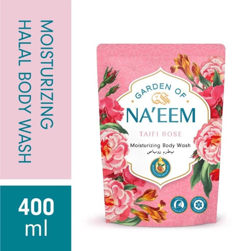 Naeem body wash 400ml refill//sabun cair Naeem refill 400ml