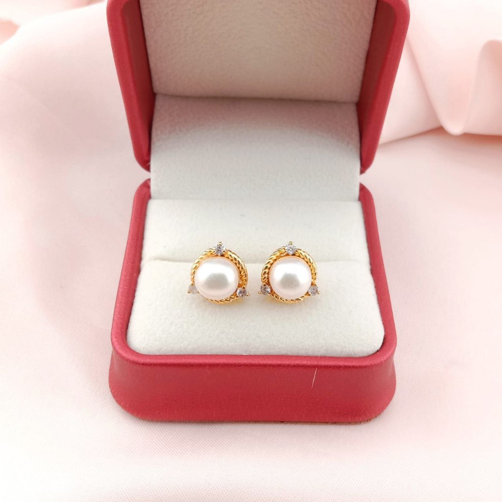 Giwang Mutiara | Anting Mutiara | Mutiara Tawar