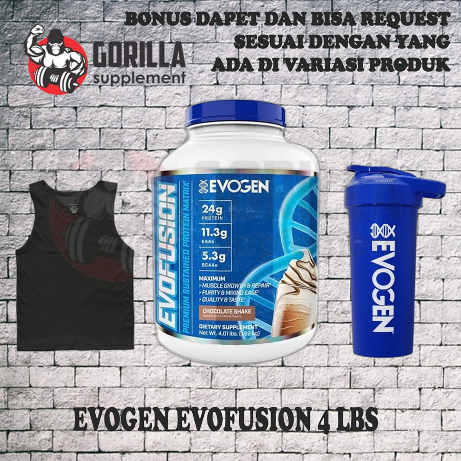 PROMO EVOGEN Evofusion 4.6lbs - Whey Protein Blend Isolate Concentrate
