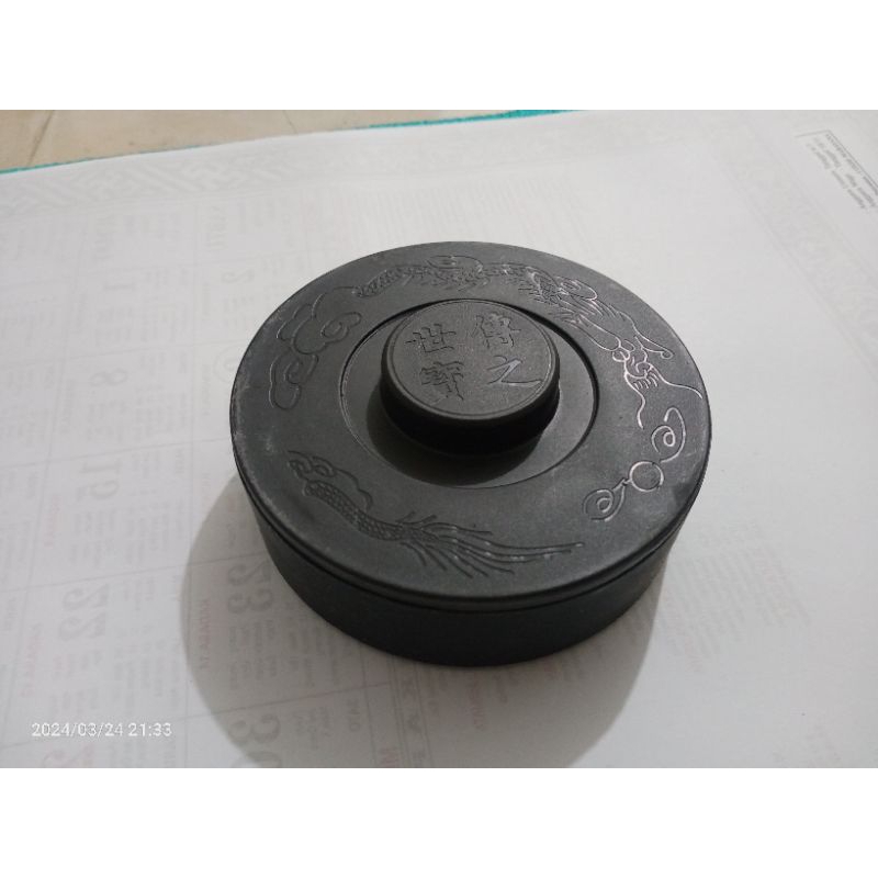 

Bak Tinta China Plastik Sedang Tempat Tinta Kaligrafi Cina Plastic Ink Stone Sedang