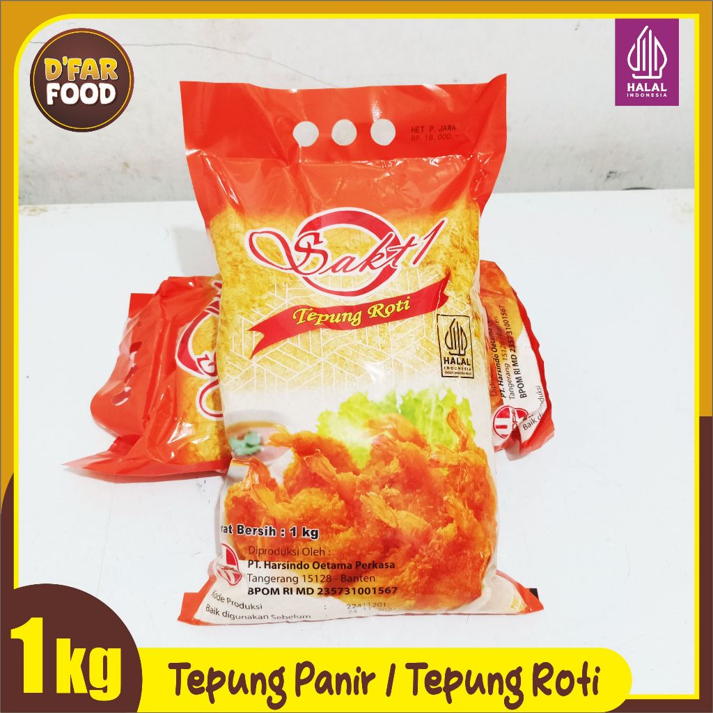 

Tepung Roti Panir - Bread Crumb - Merek Sakti 1kg