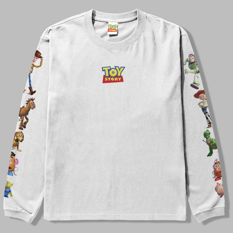 KAOS ANAK PREMIUM LENGAN PANJANG MOTIF KARTUN TOY STORY