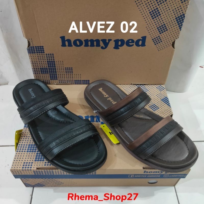 HOMYPED ALVEZ 02 #TERBARU Sandal Slide Kasual Pria 100% ORI