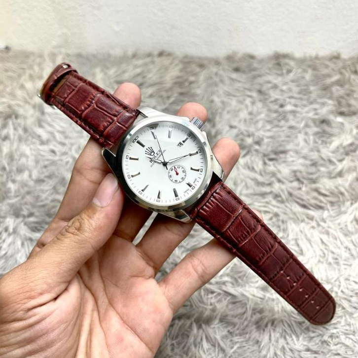Jam Tangan Fashion RX KULIT AUTOMATIC Tahan AIR Pria dan Wanita