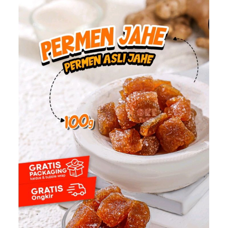 

PERMEN JAHE SPESIAL / ASEM JAWA ASLI / PERMEN JAHE WIJEN 100 GRAM