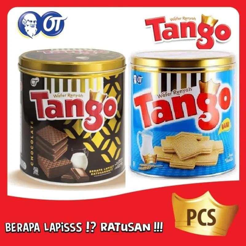 

TANGO WAFER CHOCOLATE/VANILLA TIN 270 GR Ready Exp 25 Feb 2026