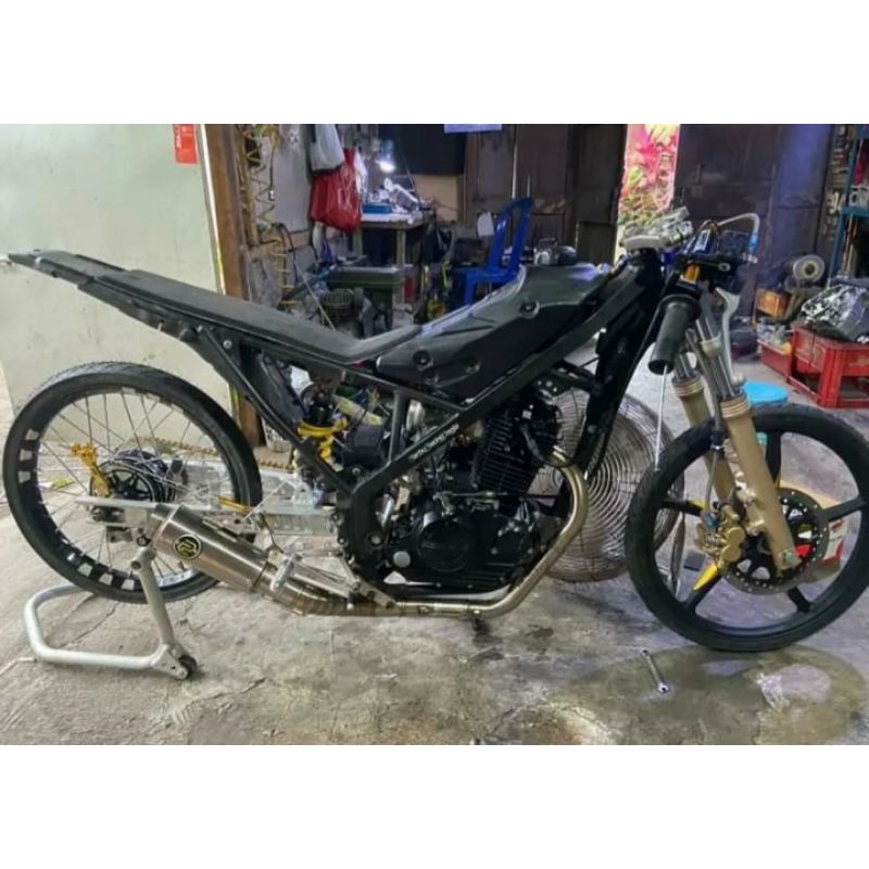 Knalpot Pekajaman Original Jogja KLX Dtracker Kolong Bawah 200cc FFA Stainless Original Racing Jogja