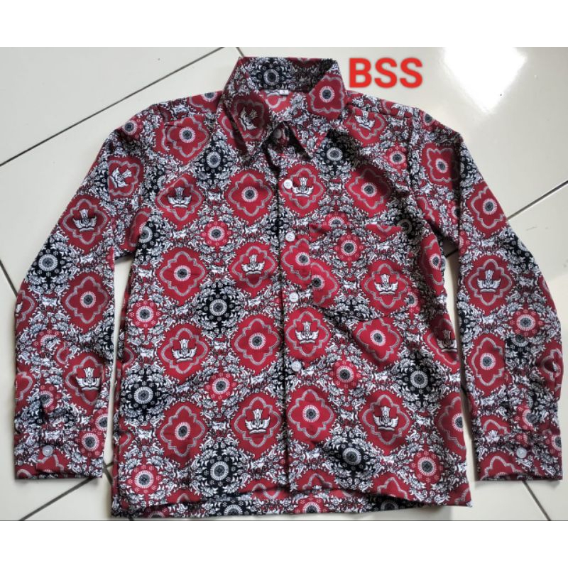 Batik Sekolah/Seragam Batik Sekolah SD/Batik SD Negeri/Batik SD Nasional
