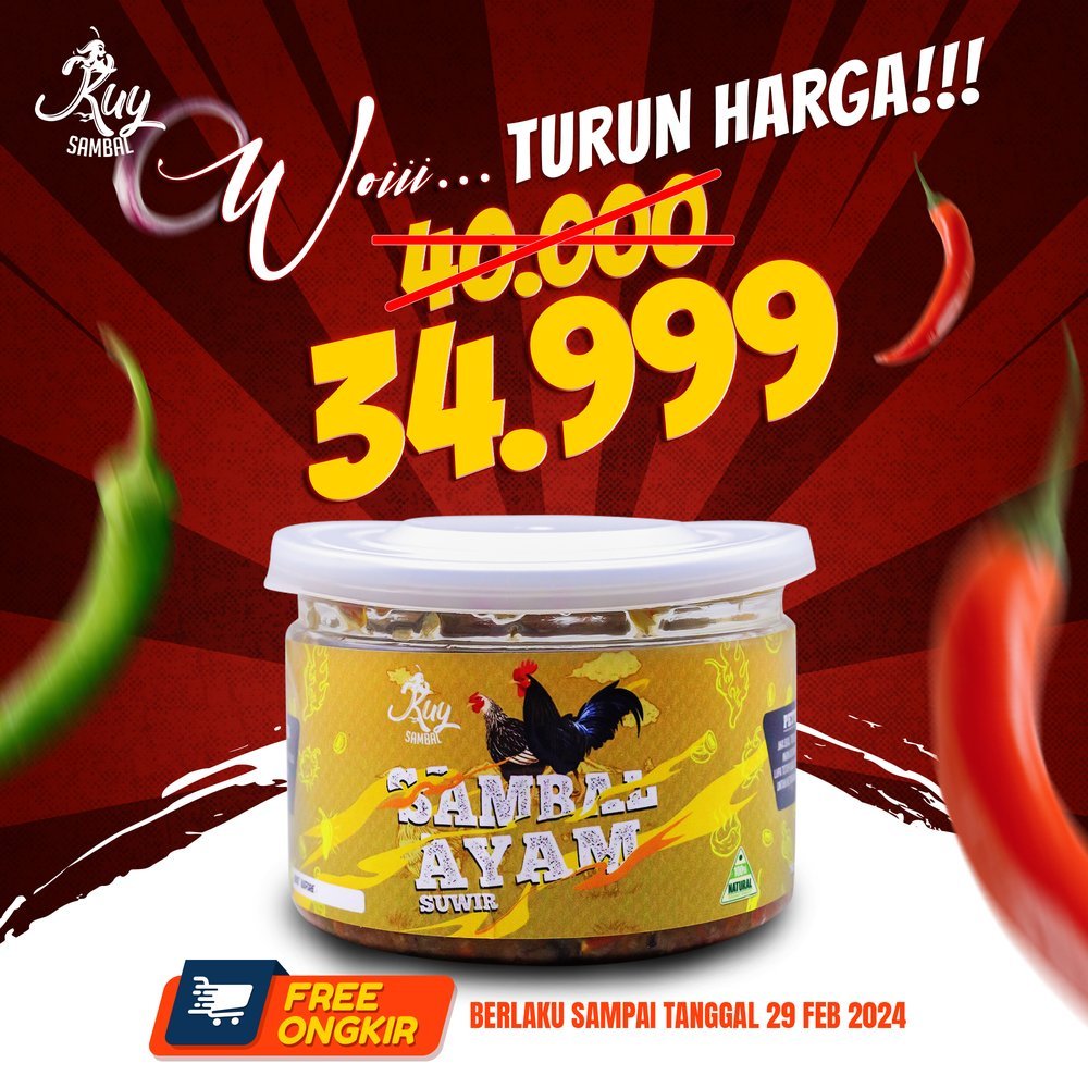 

KUY SAMBAL - SAMBAL AYAM 250 GRAM