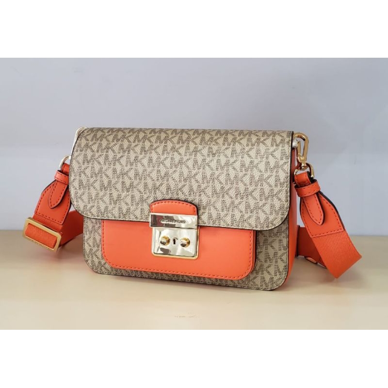 Tas original MK Sloan editor medium flap messenger leather