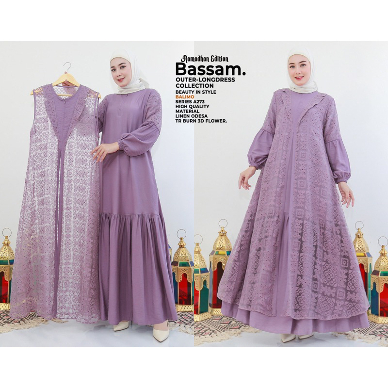 GAMIS DRESS BY BALIMO ORIGINAL PREMIUM || SERIES BASSAM TERBARUU