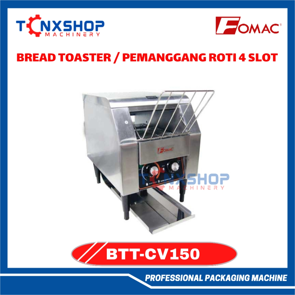 Conveyor Toaster Pemanggang Roti Tawar BTT-CV150 FOMAC