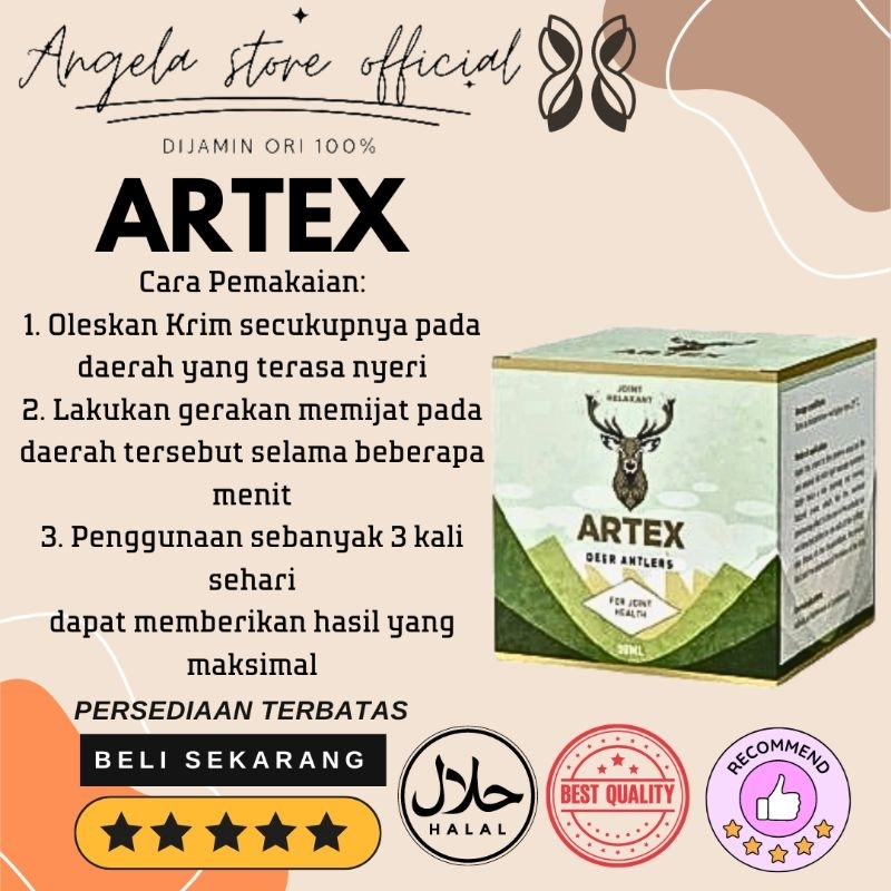 ARTEX ASLI 100% ORIGINAL CREAM NYERI TULANG SENDI LUTUT TERBAIK