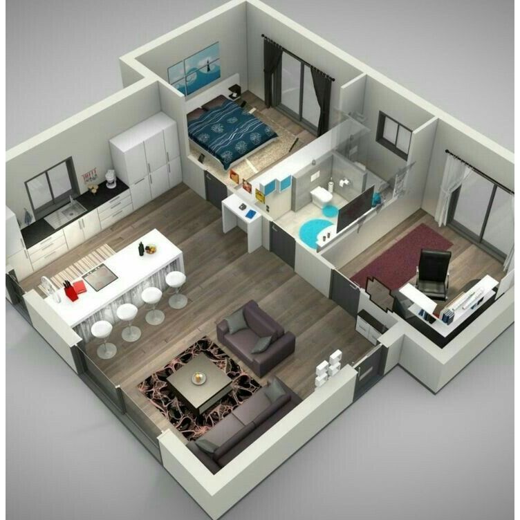 model desain rumah 1 lantai dengan konsep modern minimalis