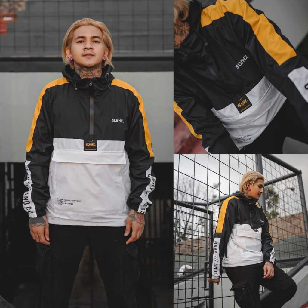 Jaket Cagoule Pria salvio /Jaket Cougle salvio /Jaket Parasut Outdoor /Jaket Waterproof