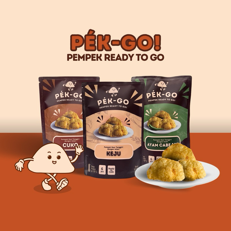 

Pek-Go | Pempek Kapal Selam Mini Frozen | Keju, Ayam Cabai Hijau, Original (Cuka)