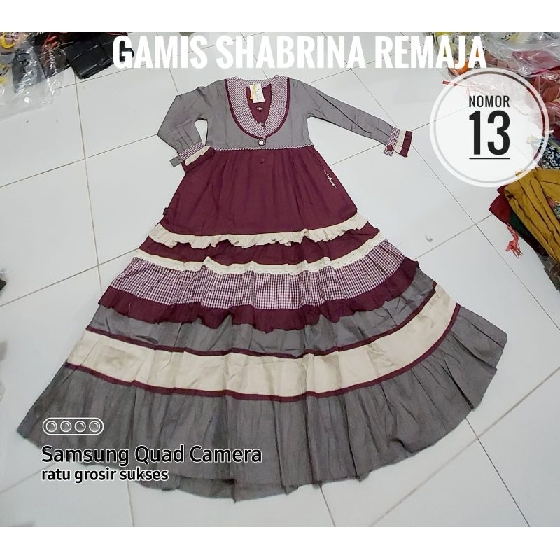 Gamis Shabrina remaja