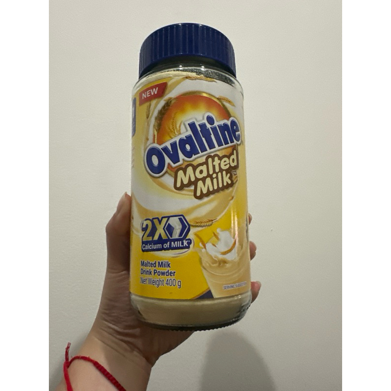 

Ovaltine Malted Milk Drink Powder Jar Malaysia 400 Gram 2x Calcium of Milk
