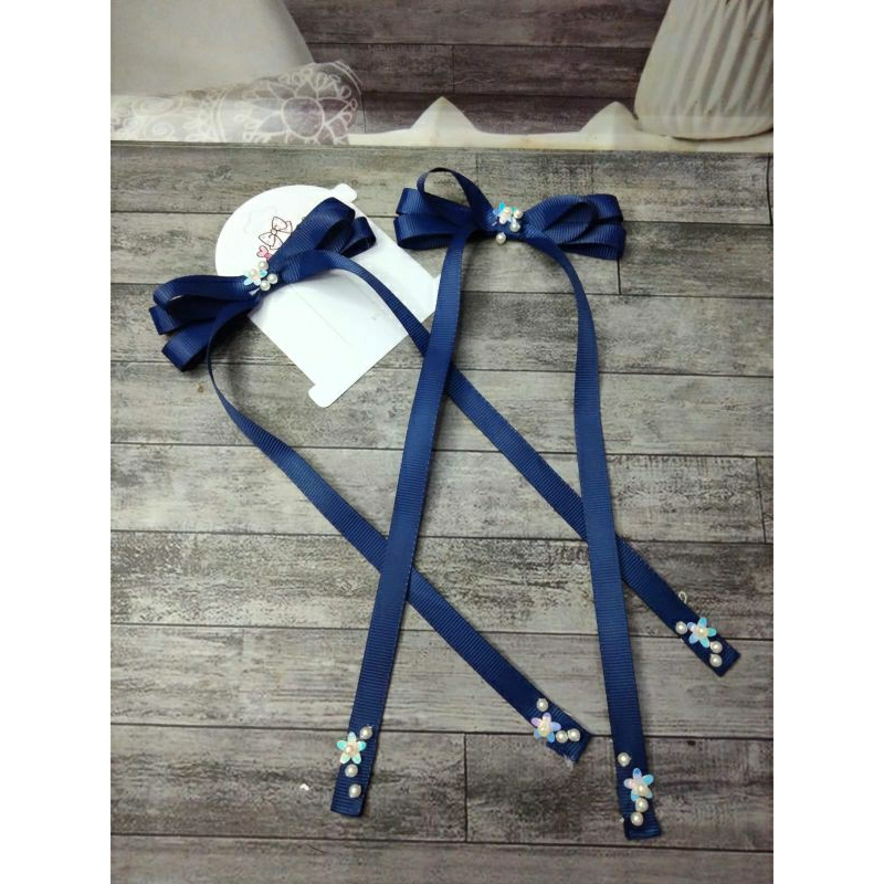 Jepit Pita Rambut Korea - Jepitan Rambut Pita Panjang - Jepitan Pita Rambut Kekinian