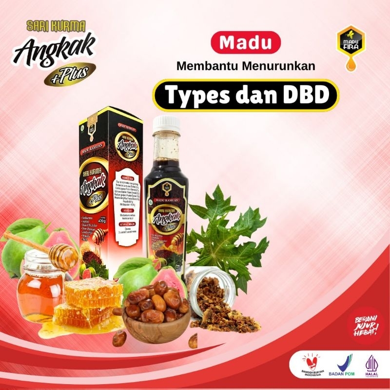 

SARI KURMA ANGKAK PLUS MADU FIRA || MADU KESEHATAN MEREDAKAN TYPES & DBD
