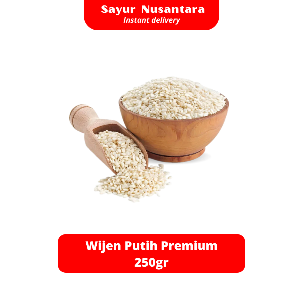 

Wijen Putih Premium 250gr - Sayur Nusantara