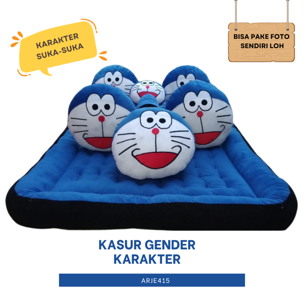 Kasur Gender Karakter ukuran 180x140x20 cm ONGKIR TERMURAH Bahan PREMIUM