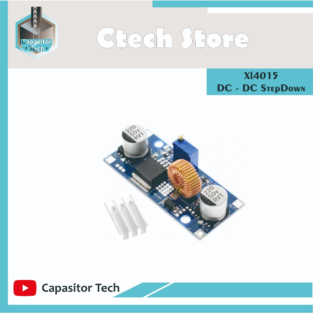 XL4015 DC to DC Converter Buck Converter 5A 0.8V-30V to 5V-32V REGULATOR STEPDOWN