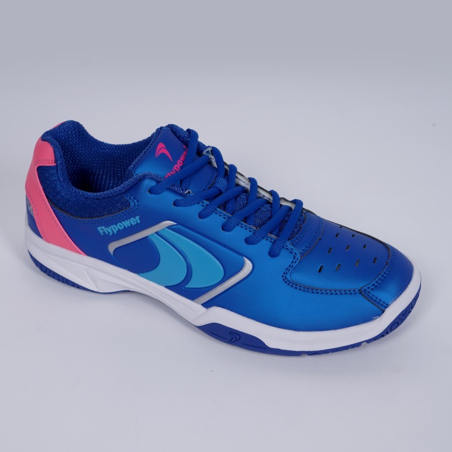 Sepatu Badminton Flypower Kalasan 06 Blue/White/Pink