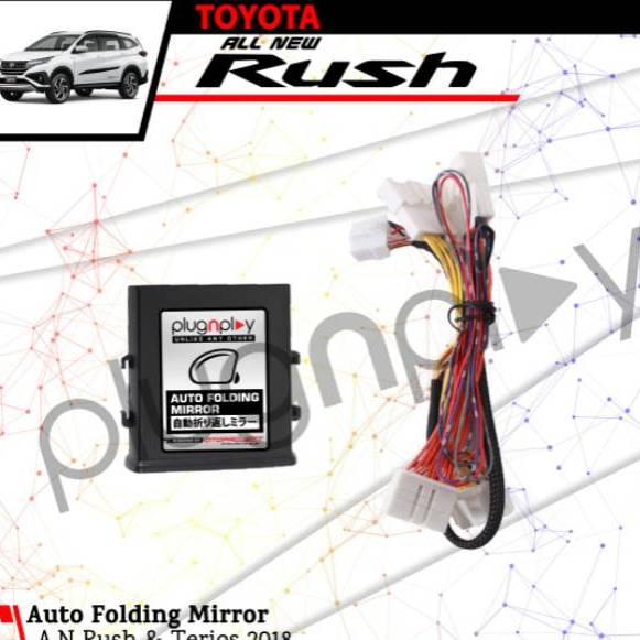 Auto Folding Mirror All New Rush Modul Lipat Spion Otomatis All New Rush
