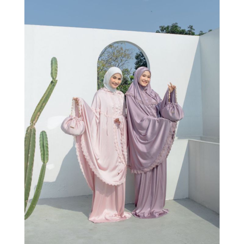Mukena Premium Silk Zivana 2in1 / Mukena Dewasa