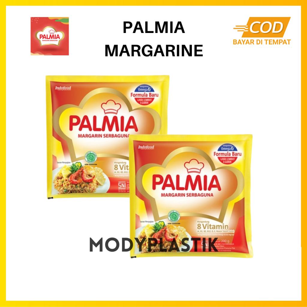 

Palmia Margarine Mentega Butter 200gr