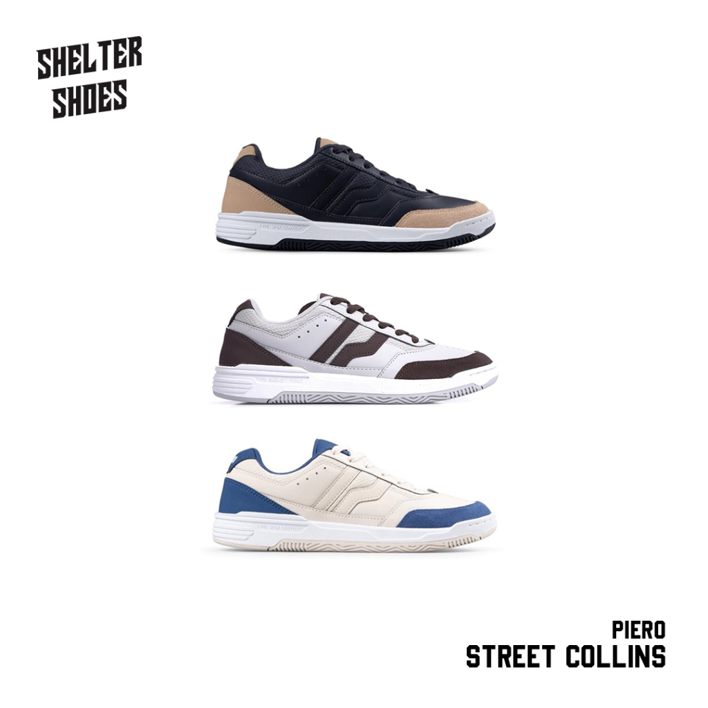 SEPATU PIERO STREET COLLINS 3 WARNA SNEAKERS CASUAL MOJO ST STREET JOGGER PRM MIST YEAR 8 SNEAKERS C