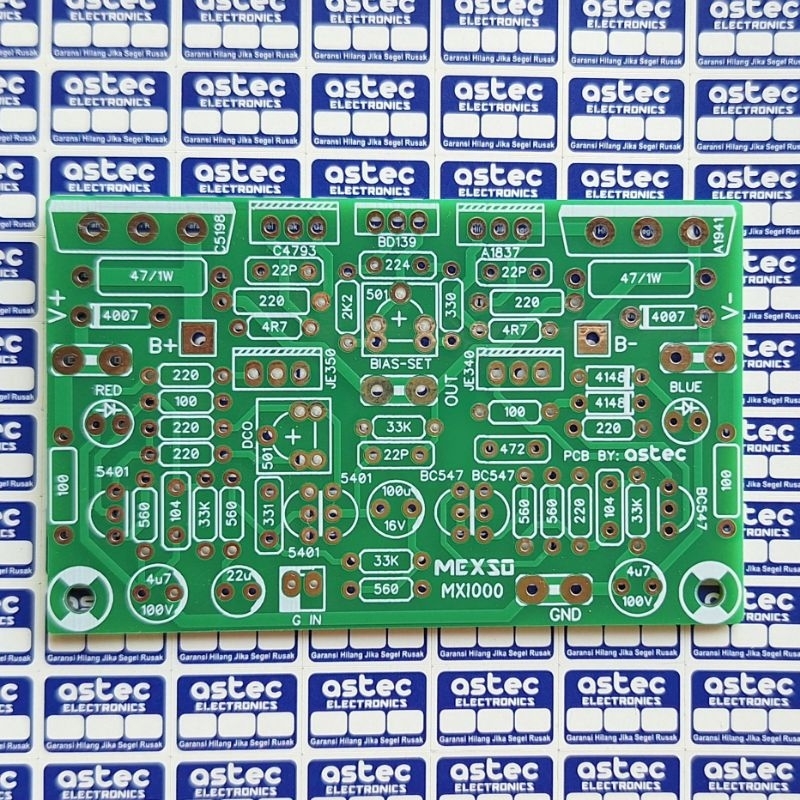 PCB Power MEXSO MX1000 Hi-Fi Amplifier