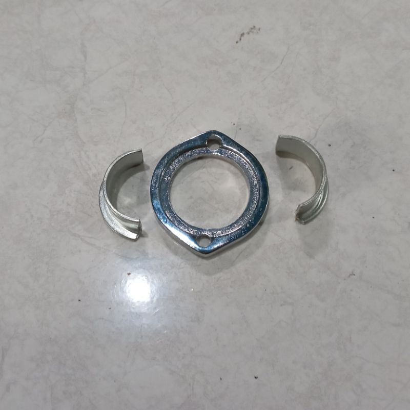 RING PENGGANJAL LEHER KNALPOT TIGER LAMA TIGER 2000 ORI JIALING NOS CHROMM