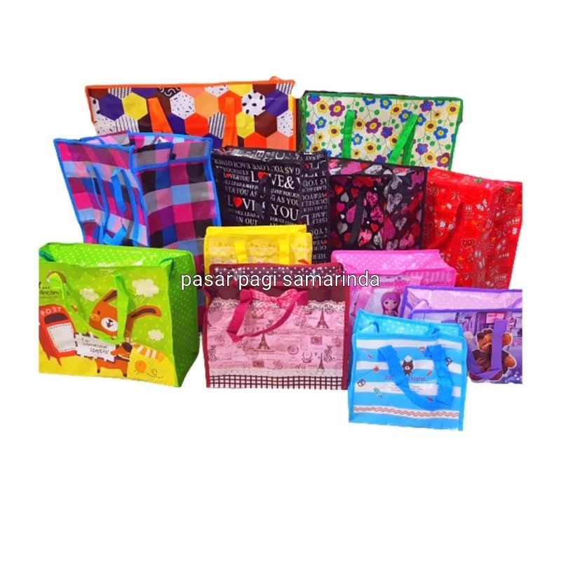 tas karung kecil tas kecil blanjaan bepergian